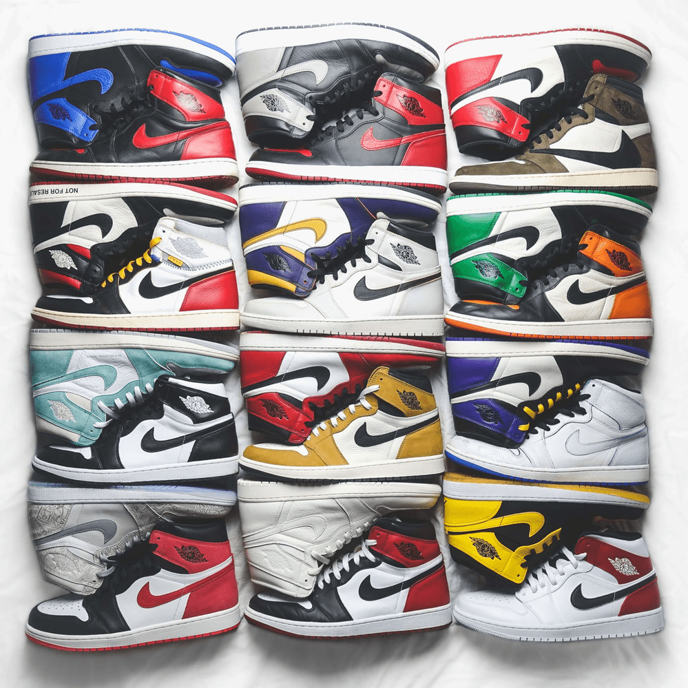 Classic jordan 1 on sale colorways